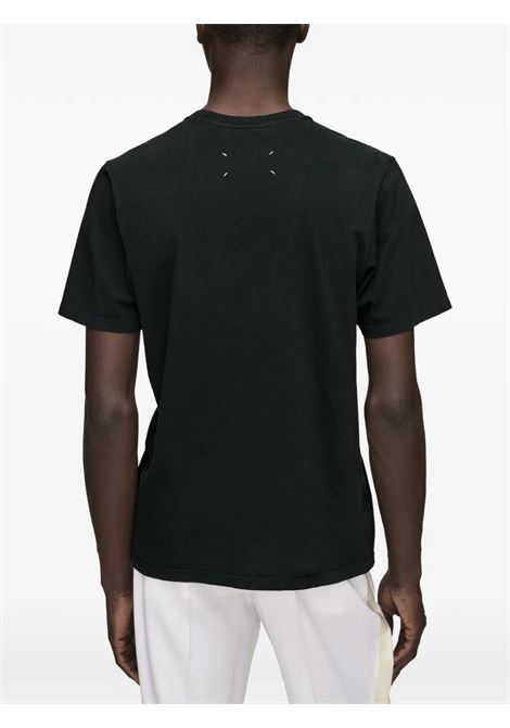 t-shirt taped uomo nera MAISON MARGIELA | S67GC0048 S24575860